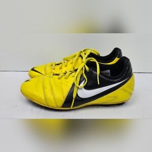 Nike CTR360 Enganche III FG Soccer Cleats Youth Size 5.5 Yellow Black 525176-710